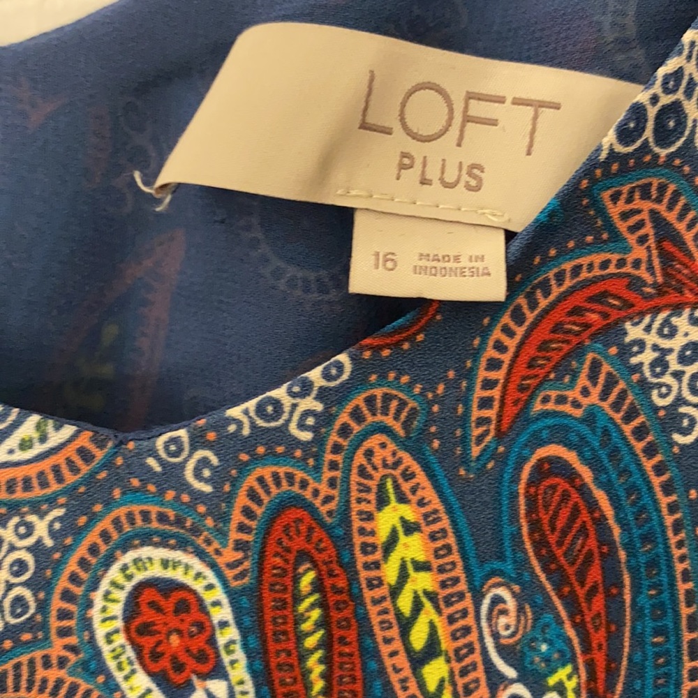 Loft Paisley Flowy Tank - Picture 3 of 4